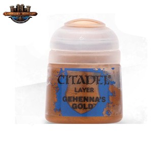 [P210พร้อมส่ง] Citadel : LAYER: GEHENNAS GOLD (12ML) สีอะคริลิคสำหรับทาโมเดล