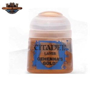 [P210พร้อมส่ง] Citadel : LAYER: GEHENNAS GOLD (12ML) สีอะคริลิคสำหรับทาโมเดล