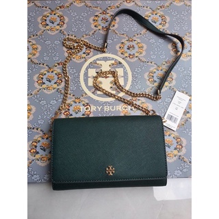 New Tory Burch Emerson Chain Wallet