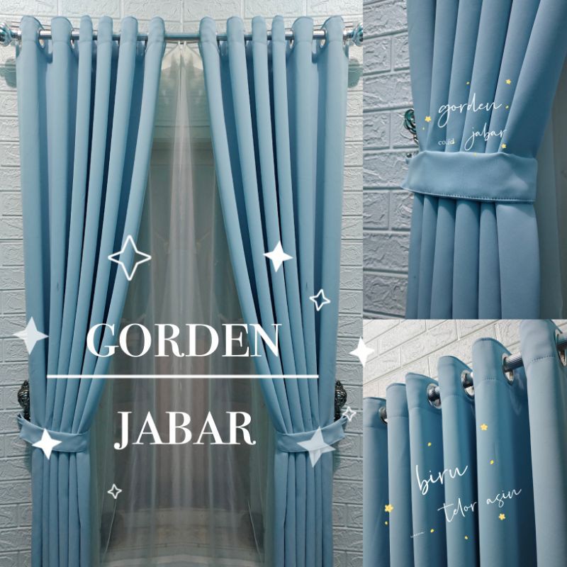 MINIMALIST BLACKOUT CURTAINS สําหรับประตูและ WINDOWS / PLAIN BLACKOUT CURTAINS สําหรับประตูและ WINDO