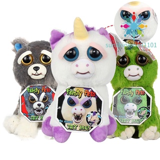 ☼▣Feisty Pets Change Face Naughty Adorable Plush Stuffed Little Toy Christmas Gift Children