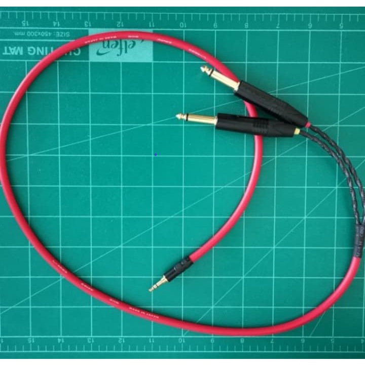 สาย Mini to Phone (TR 6.35)  Canare L-4E6S (MADE IN JAPAN) รุ่นท็อป เลือกความยาวได้