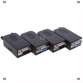 &lt;Sn&gt; ขั้วต่อเทอร์มินัล D-sub Db15 Vga ตัวผู้ 3 แถว 15 Pin