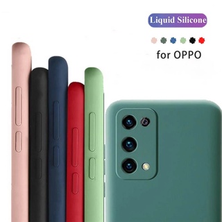 เคสมือถือ แบบซิลิโคน สีพื้น สําหรับรุ่น OPPO A76 A96 A16 A16s A16K A95 A55 A15 A15s A94 A74 A54 A93 A53 A33 A32 4G 5G 2022