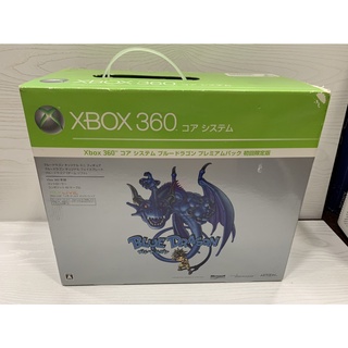 เครื่อง Xbox 360 Blue Dragon Bundle รุ่น Xenon เล่นแผ่นแท้เท่านั้น เล่นก๊อปไม่ได้ เสียบStep down ก่อนใช้งาน