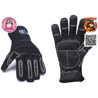 💖คร่ำหวอดเซฟตี้ Protech8 I.C.E. ถุงมือกู้ภัย ถุงมือกันบาด Extrication Gloves