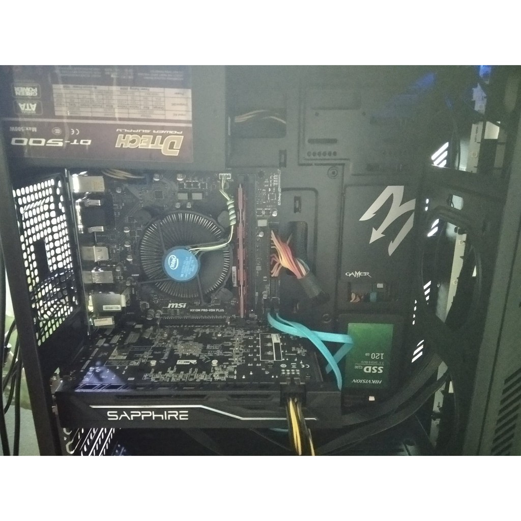 i3 9100f rx470 4gb ram8gb ssd120gb  HDD320 15000บาท  รวมส่งคับ