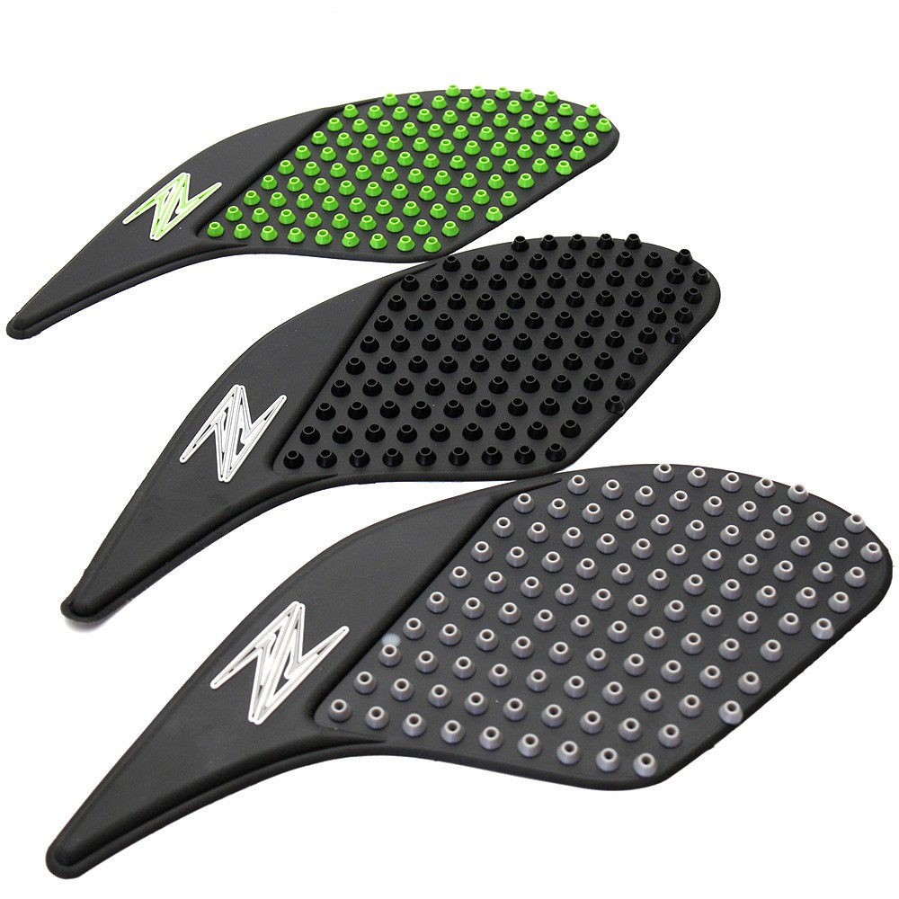 การใช้ถังน้ํามันด้านข้าง Pad สติกเกอร์สําหรับ Kawasaki Z250 Z300 2014 2015 2016 2017 Protector แก๊สเข่า Grip Anti Slip Decal รถจักรยานยนต์