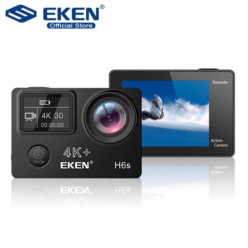 EKEN H6s 4K+ Ultra HD 14MP with EIS Remote Sport Camcorder Ambarella A12 Chip Wifi  Action Camera