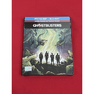 Blu-ray Ghostbusters บริษัทกำจัดผี (แผ่นแท้ มือ1 3D+2D Steelbook)