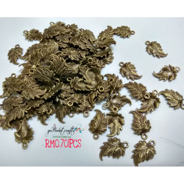 CHARM DAUN CANTIK CHARM GELANG BRACELET