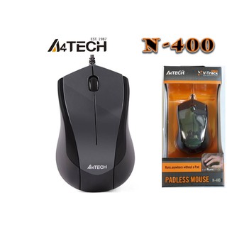 เมาส์ MOUSE A4TECH V-TRACK WIRED N-400 USB