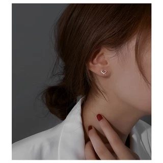 ส925 ต่างหูชุบเงิน ต่างหูแฟชั่น