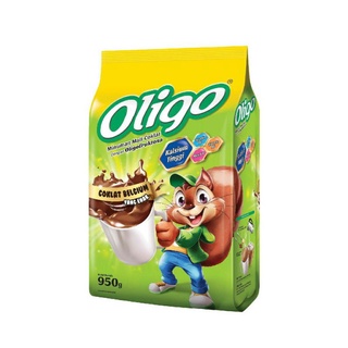 Oligo Chocolate Malt Drink (Hi-Calcium) With Oligofructose 950g Refill Pack