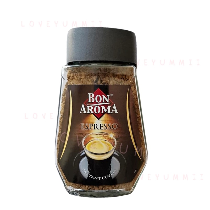 Bon Aroma กาแฟสำเร็จรูป Espresso ชนิดฟรีซดราย 100g บอนอโรม่า กาแฟบอน บอน กาแฟ