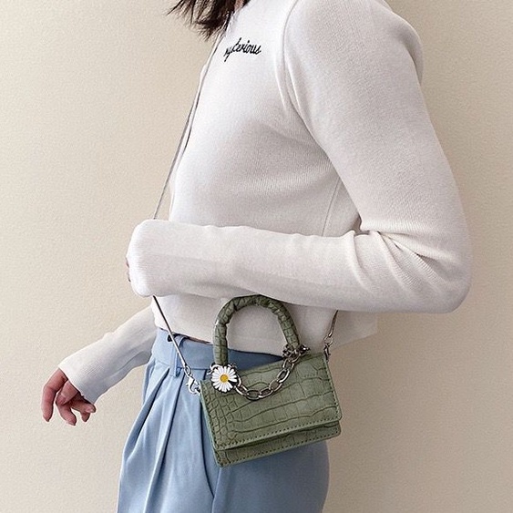 กระเป๋าไฮโซ. สะพายไหล่สำหรับสตรีทรง messengerสำหรับผู้หญิง - รูปที่ 5