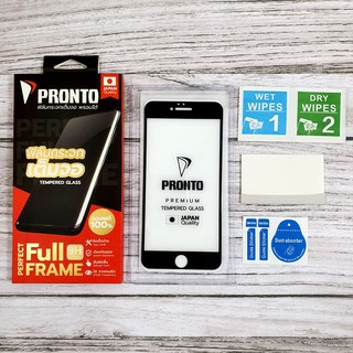 i6 / 6+ / 7 / 7+ / X / XS Max / 11 / 11Pro / 12 / 12Pro / 12Pro Max ฟิล์มกระจกเต็มจอ คุณภาพญี่ปุ่น ฟิล์มกระจกพรอนโต้