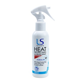 LESASHA Heat Protecting &amp; Curling Spray 150 ml. เลอซาช่า สเปรย์กันความร้อน 150 มล 011057 เลอซาช่า ฮีทโพรเทคติ้ง สเปรย์