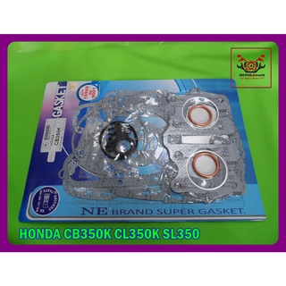 HONDA CB350K CL350K SL350 year 1970-1973 ENGINE GASKET COMPLETE SET "ISO 9001" // ปะเก็นเครื่อง ชุดใหญ่ สินค้าคุณภาพดี