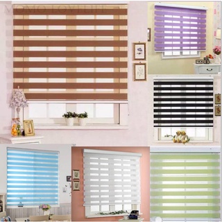 AZE Blinds Modern Korean Blinds For Window Venetians Duo Roller Curtain For Room Decoration