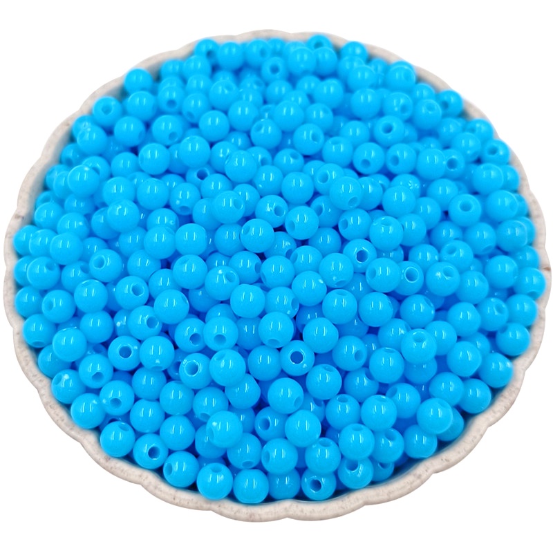 จี้ลูกปัด ทรงกลม ขนาดเล็ก 4 มม. สีแคนดี้ สําหรับทําเครื่องประดับ สร้อยคอ สร้อยข้อมือ DIY 200 ชิ้น