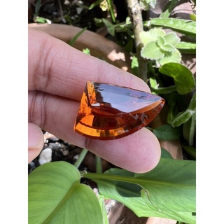 Lab made citrine 17x24mm 33 carats