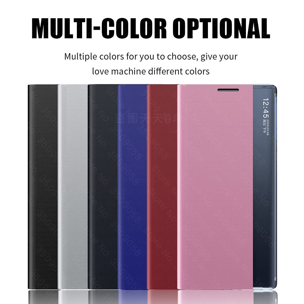 EDX Poco X3 Nfc เคสหนังแบบพลิกตั้งได้สําหรับ Xiaomi Redmy 9A 9C #6