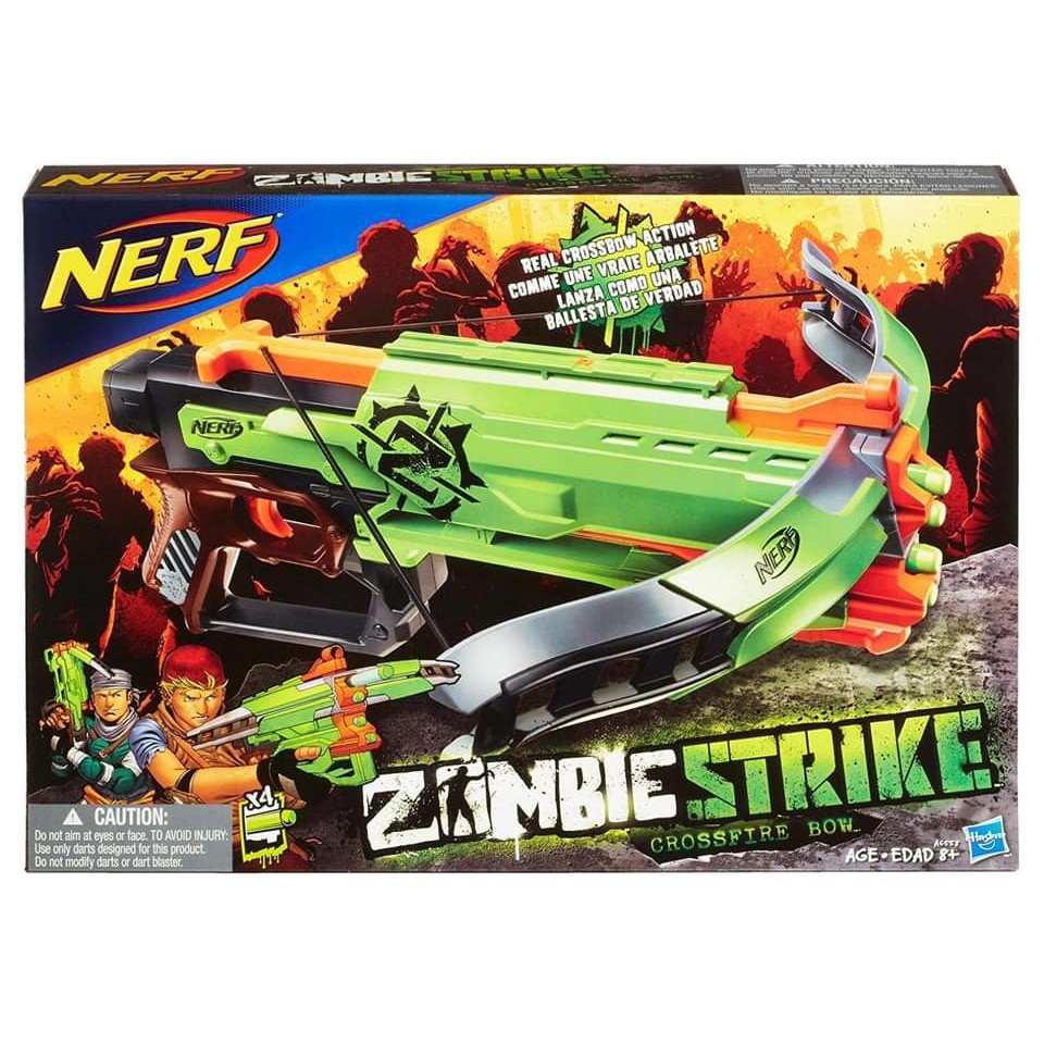 Nerf Zombie Strike Crossfire Bow Blaster ของแท้100%