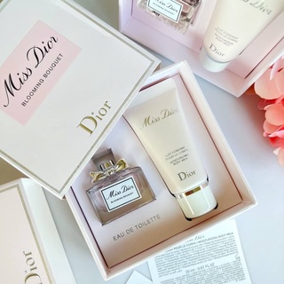 กิ๊ฟเซท Miss Dior Blooming Bouquet EDT 5ml+Body Milk 20ml ของแท้