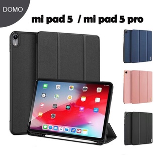 Dux Ducis เคส xiaomi mipad 5 11 inch 2021 mipad 5 pro 5G เคสฝาพับกันกระแทก รุ่น Domo ของแท้💯% มีช่องใส่ปากกา [พร้อมส่งจา