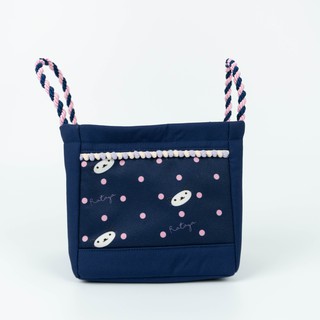 Rataya กระเป๋าตะกร้า Navy Cat Basket