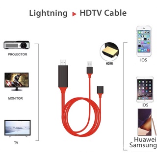 เอชดีเอ็มไอ HD 3in1 HD Cable สายต่อจากมือถือเข้าทีวี Mobile Phone HDTV For /Android/Type-C To HDTV