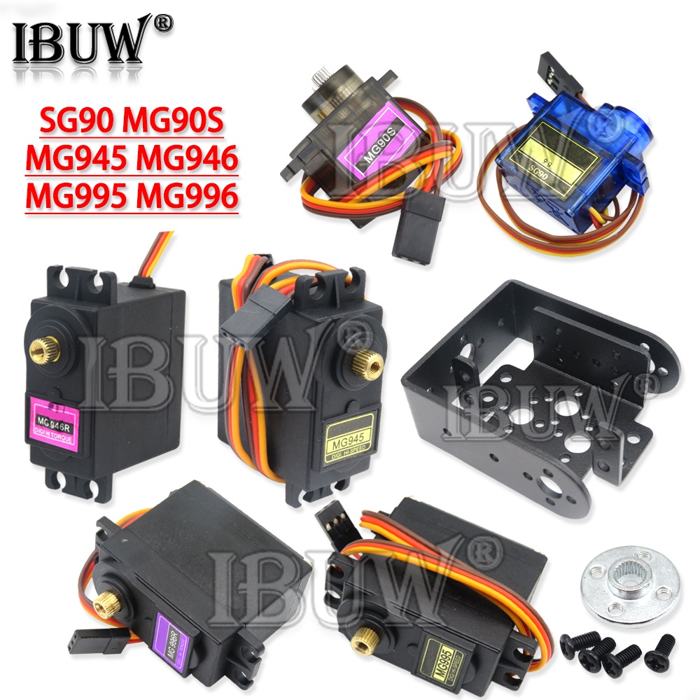 เกียร์เซอร์โวดิจิทัล SG90 MG90S MG996R MG995R MG946 MG945 สําหรับเครื่องบิน เฮลิคอปเตอร์บังคับ Futab