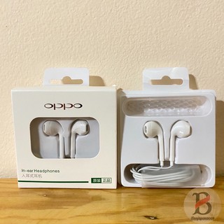 หูฟังแท้ หูฟัง oppo เเจ๊ค3.5 หูฟังเสียงดี หูฟัง small talk oppo earphone หูฟังไมโครโฟนเเจ็ค3.5 เเจ๊คกลม