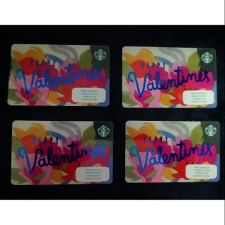 STARBUCKS Card Thailand Valentine 2019 card