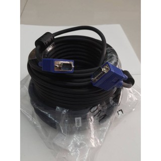 CABLE VGA 20 เมตร ผู้ผู้ อุปกรณ์ต่อพ่วงคอม ใช้ต่อคอมกับจอ เป็นสัญญานภาพ คุณภาพดี แข็งแรงทนทาน