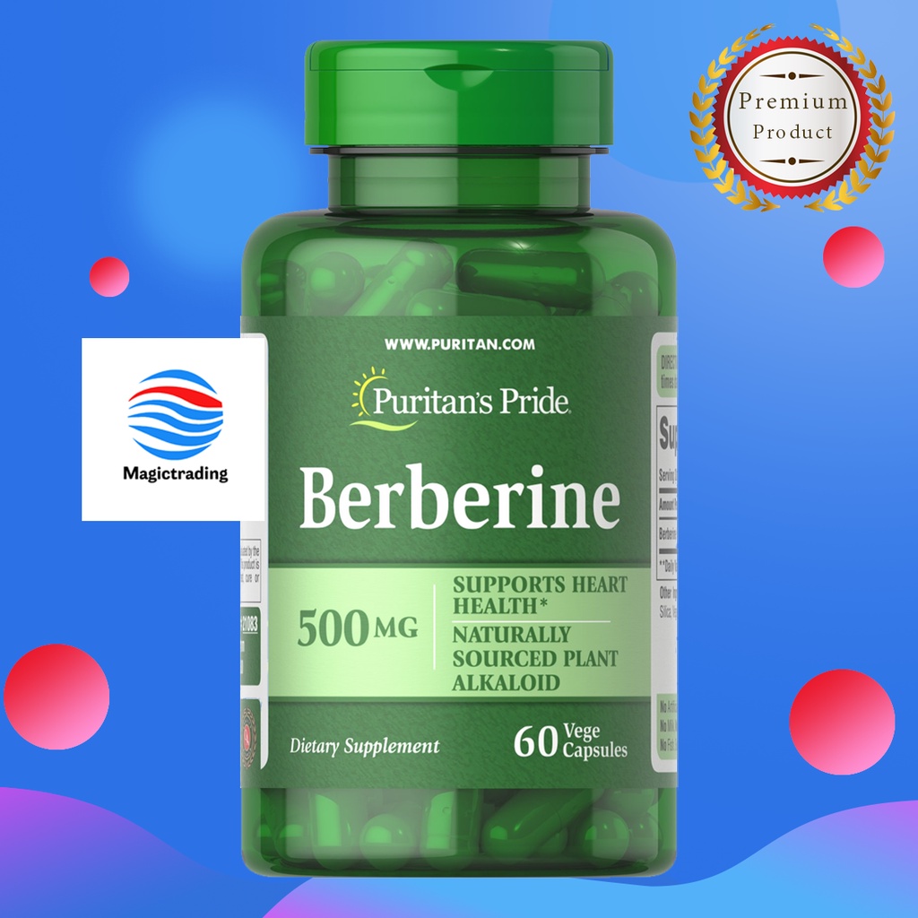 Puritan's Pride Berberine 500 mg / 60 Capsules
