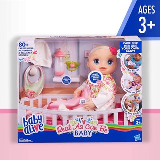 Baby Alive Real As Can Be Baby: Realistic Blonde Baby Doll