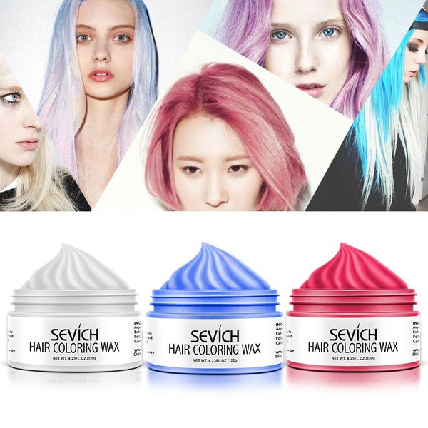 Sevich แว็กซ์เปลี่ยนสีผมชั่วคราว Hair coloring wax styling mud dye cream hair gel ไม่ทำให้ผมร่วง