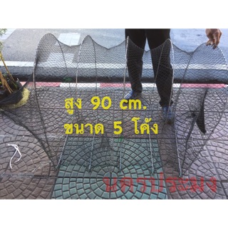 คอนโดดักปลา รถไฟดักปลา ไซดักปลา สูง 90 cm.ขนาด 5 โค้ง ยาว 2.5 ม.