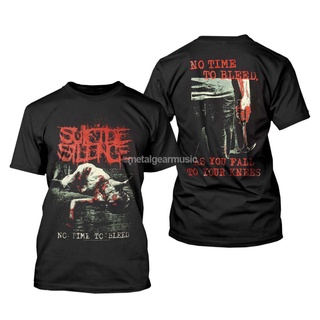 เสื้อยืด พิมพ์ลาย Suicide Sience THE Clearance NO TIME TO BLEED สําหรับผู้ชายสามารถปรับแต่งได้