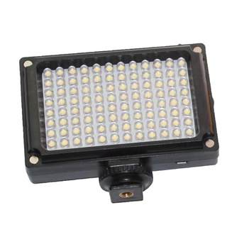 ไฟสปอตไลท์ LED 96 ดวง แบบพกพา พร้อมฮอตชู สําหรับสมาร์ทโฟน กล้องโทรศัพท์มือถือ