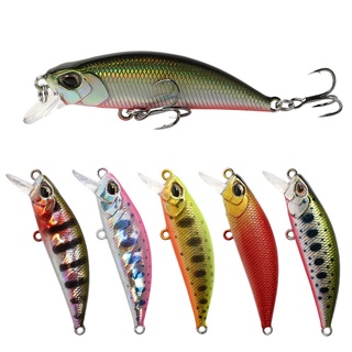 Mini sinking freathwater Minnow เหยื่อตกปลา 5g/5 ซม. พลาสติก Hard เหยื่อตะขอ Bionic BFS เหยื่อ