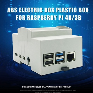 เคส ABS สีขาว สําหรับ Raspberry Pi 4 Model B Raspberry Pi 4B dinghingxi1