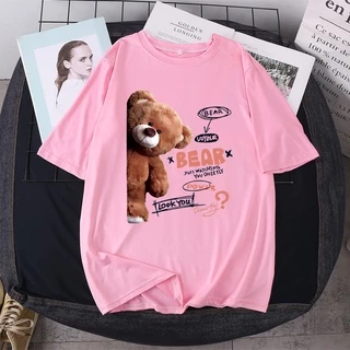 BK-496-SHORT เสื้อยืดแขนสั้นพร้อมส่ง 7สี ลายการ์ตูน ขายดีตามเทรนต์ ลายน่ารัก สีสันสดใส่น่ารัก ใส่ได้ทั้งหญิงและชาย