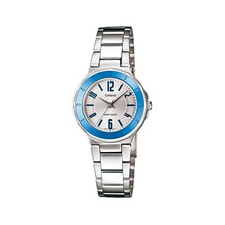 นาฬิกาข้อมือผู้หญิง Casio Quartz Movement Silver Dial Ladies Watch LTP-1367D-7ADF (สินค้าราคาพิเศษ ไม่มีกล่อง)