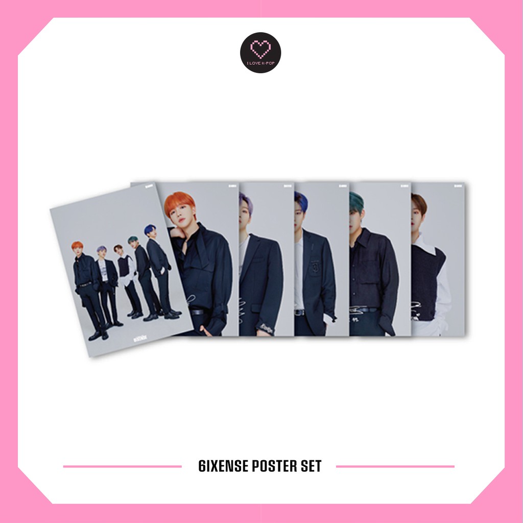 6IXENSE POSTER SET [OFFICIAL GOOD 1ST WORLD TOUR 6IXENSE]