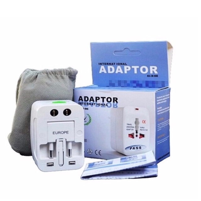 ปลั๊กทั่วโลก หัวแปลงรอบโลก Universal Adapter Plug ห้วแปลงปลั๊กไฟ