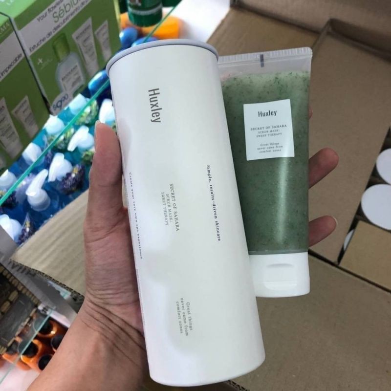 Huxley SCRUB MASK ; SWEET THERAPY