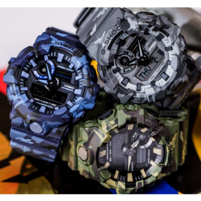 G-Shock GA-700CM-2A, GA-700CM-3A, GA-700CM-8A